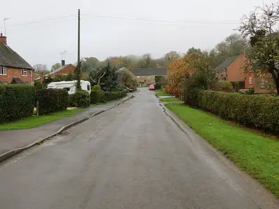 Castle Hill ב-Upper Brailes, שם ניצב התל הנורמני