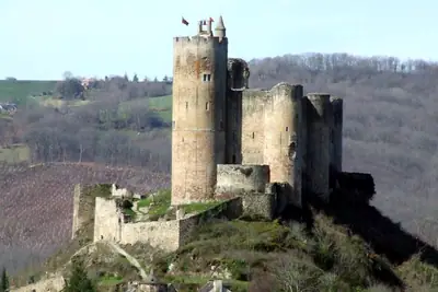 Château de Najac מעל נהר האבירון
