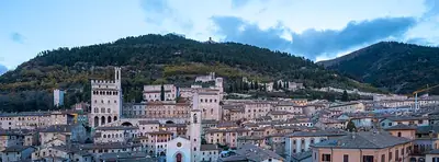 פנורמה של Gubbio