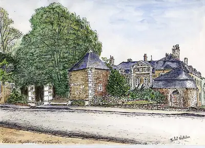 ציור צבעי מים של Château de Pont-de-Briques